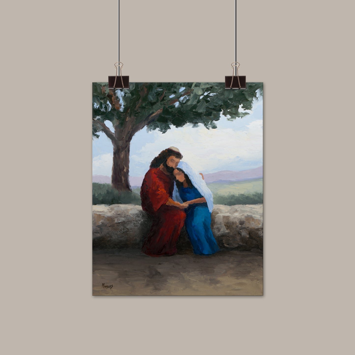 Rejoice! Art Prints: Joseph Takes Mary