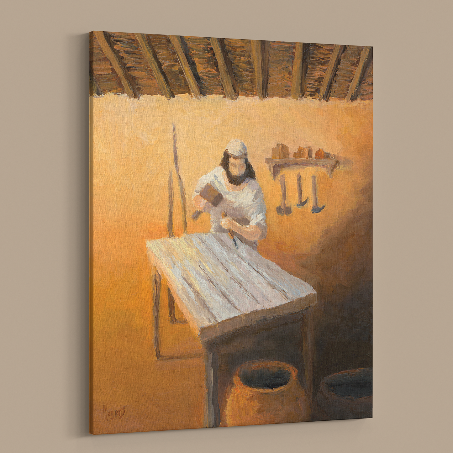 Rejoice! Fine Art Canvas Prints: Joseph the Carpenter