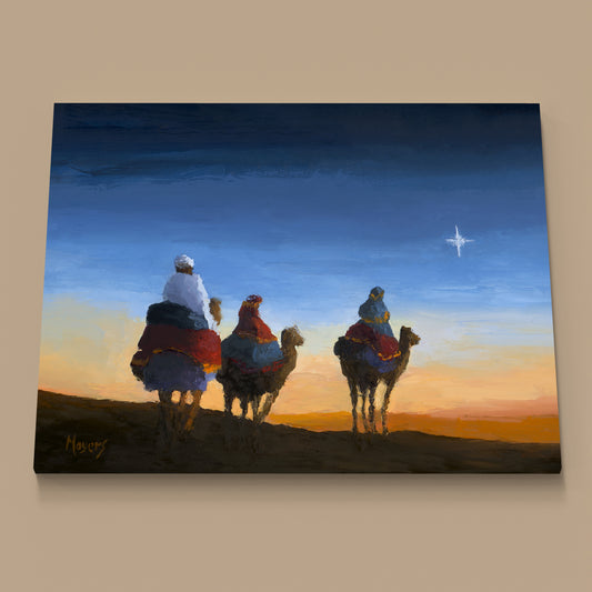 Rejoice! Fine Art Canvas Print: The Journey of the Magi