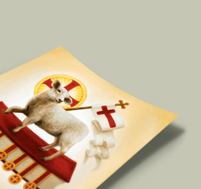 Fine Art Print - Agnus Dei The Lamb of God (12x12)