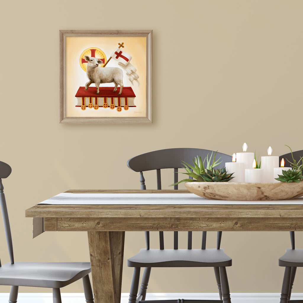 Fine Art Print - Agnus Dei The Lamb of God (12x12)