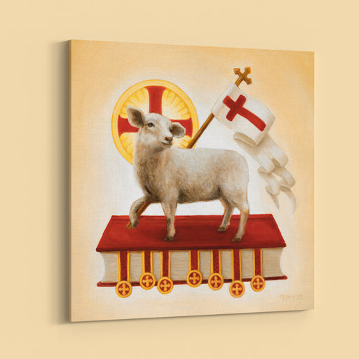 Canvas Print - Agnus Dei The Lamb of God (12x12)