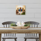 Lienzo decorativo - La Última Cena (30x30 cm)