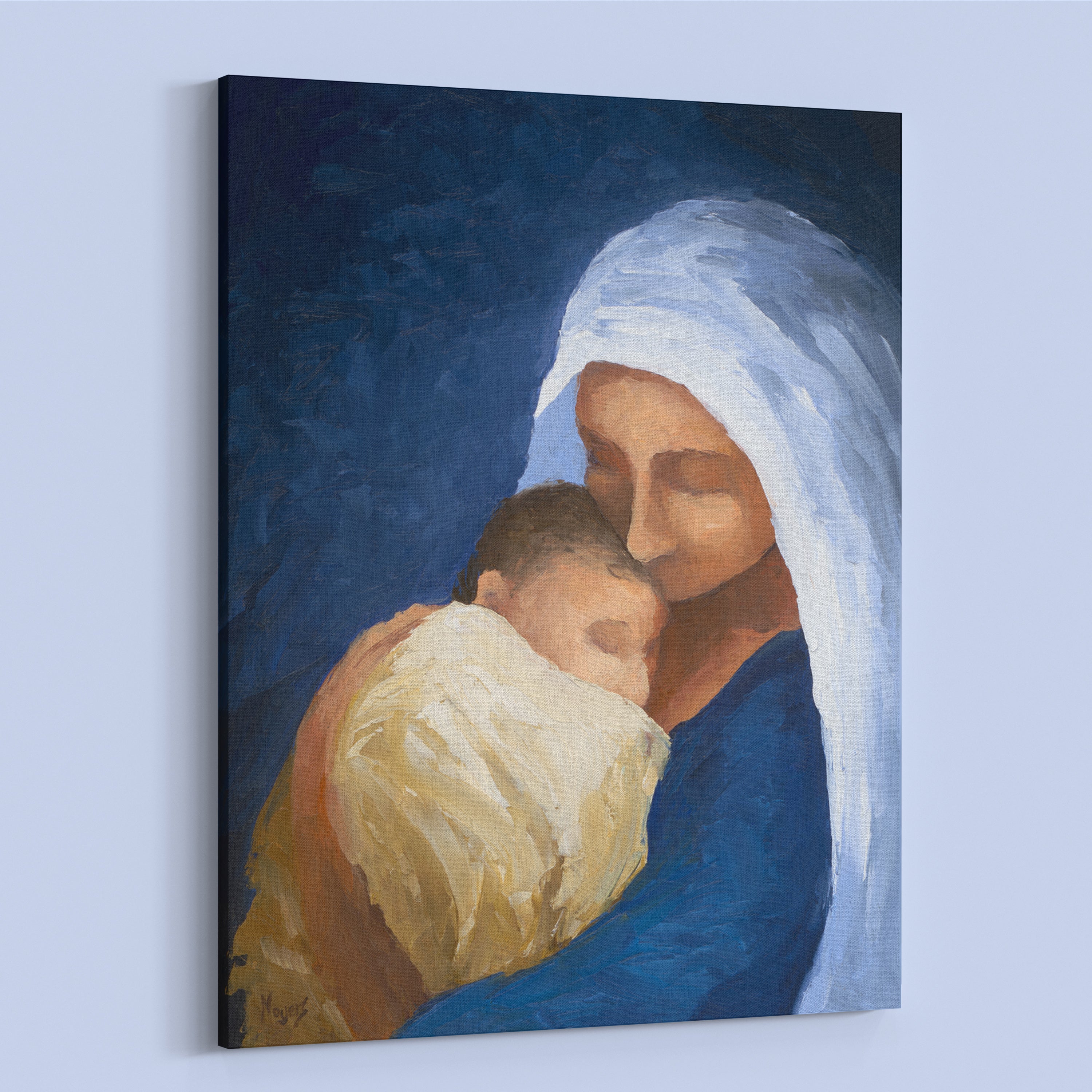 ¡Alégrate! Lienzo artístico: Madre e hijo