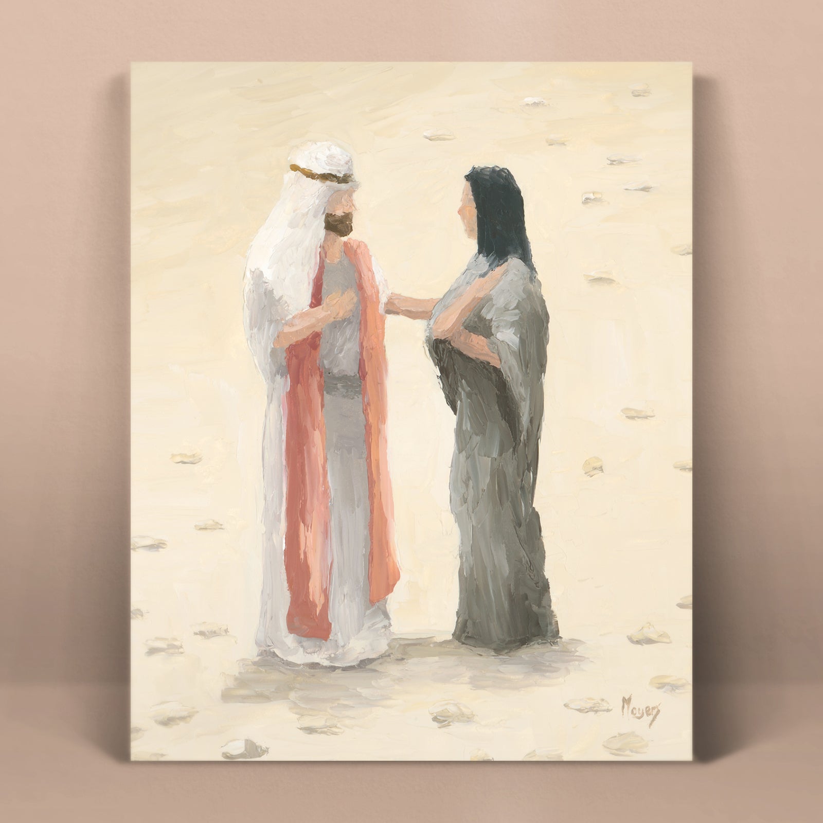 Estampas de arte del Compañero de Cuaresma de Ascension: Yo tampoco te condeno