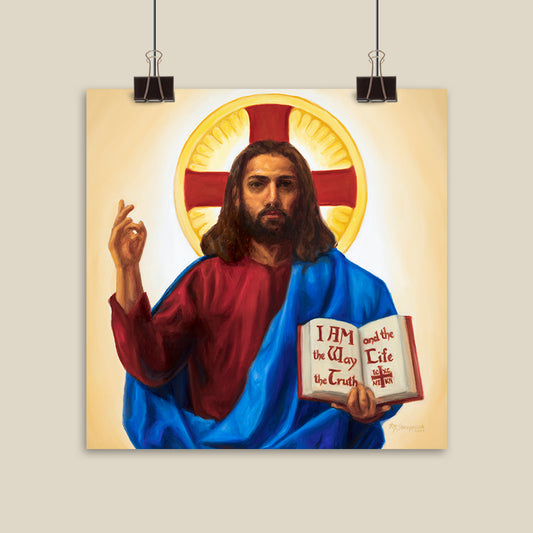 Fine Art Print - Pantocrator The Almighty (12x12)