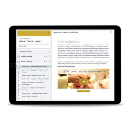 Pillar II: Sacraments [Online Video Access]