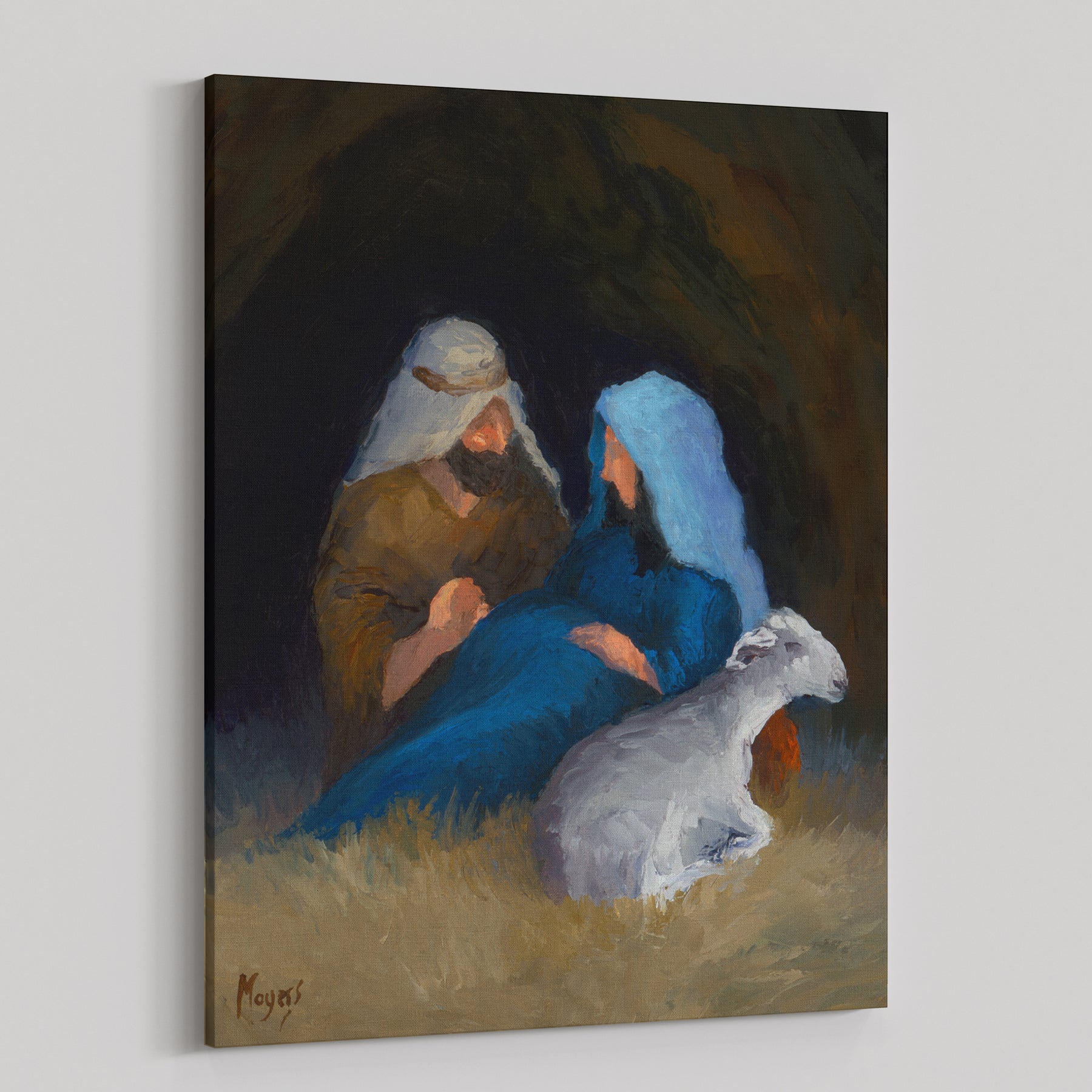 Rejoice! Fine Art Canvas Prints: The Angel Visits Joseph – Ascension