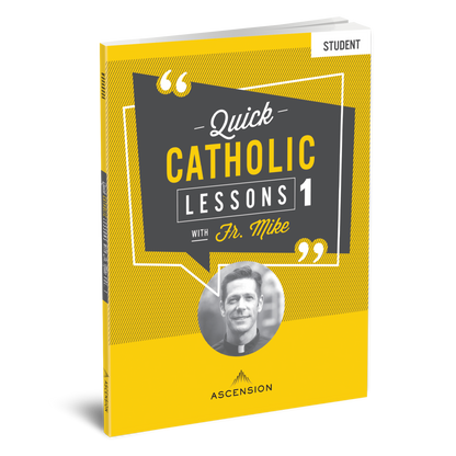 Quick Catholic Lessons with Fr. Mike: Vol. 1, Workbook Set with Digital Access