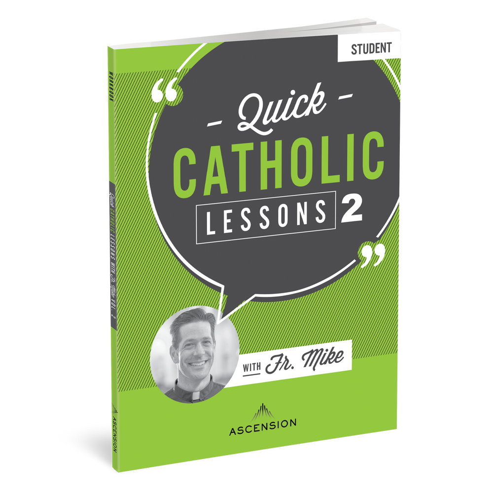 Quick Catholic Lessons with Fr. Mike: Vol. 2, Workbook Only