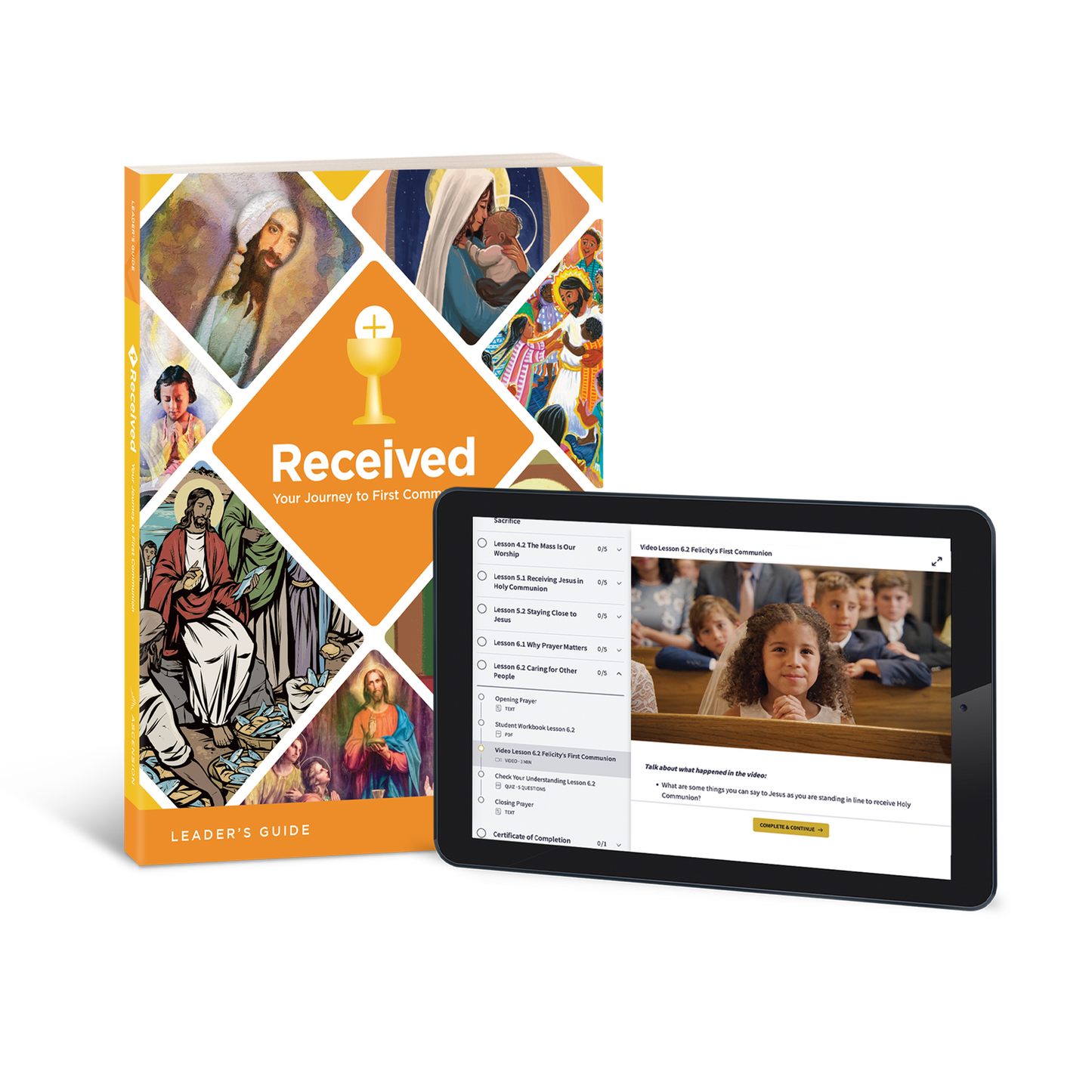 Received: Your Journey to First Communion Leader's Guide (Includes Online Leader's Access)