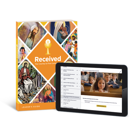 Received: Your Journey to First Communion Leader's Guide (Includes Online Leader's Access)