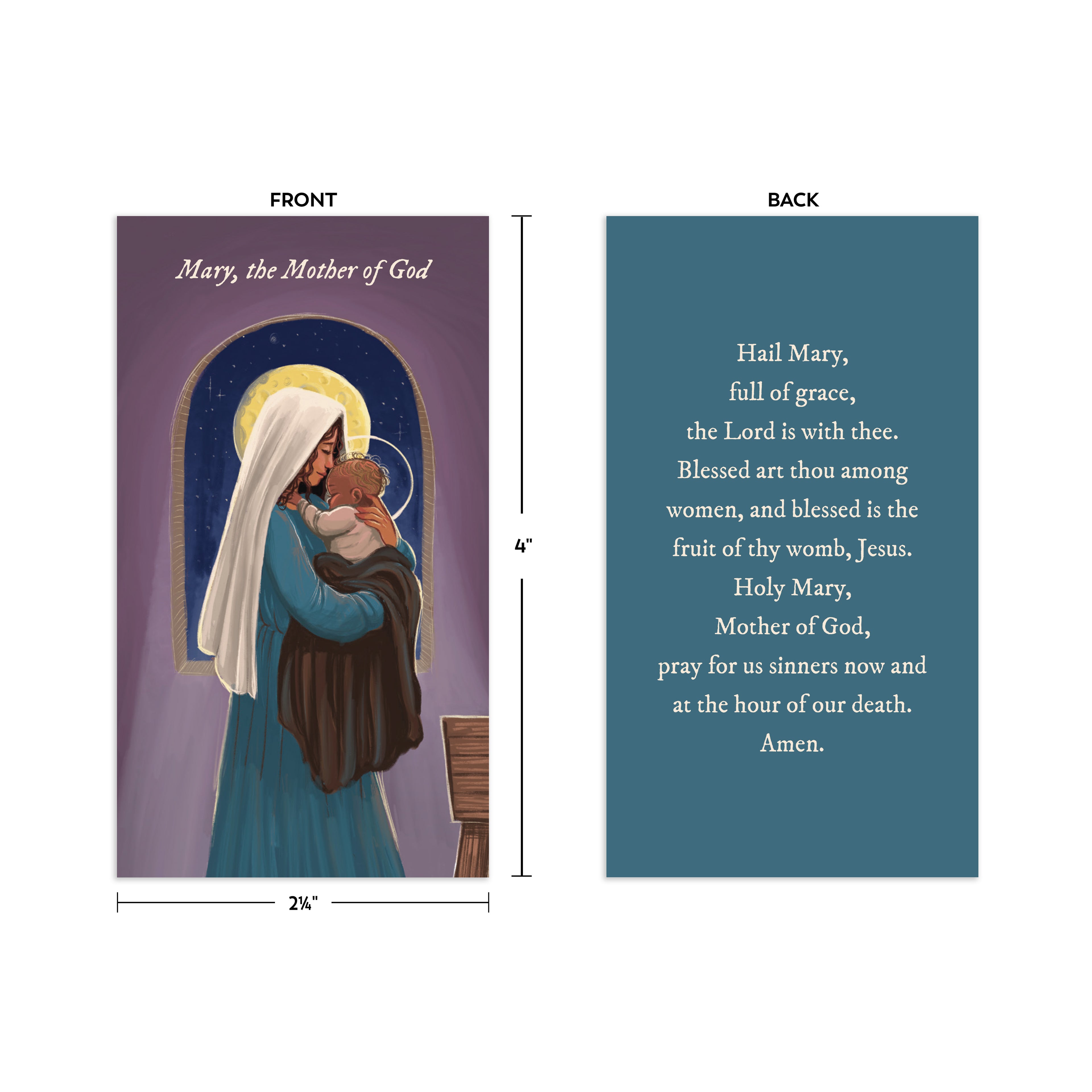Recibidas las estampas de oración de los santos (10 juegos de 12 estampas cada uno)