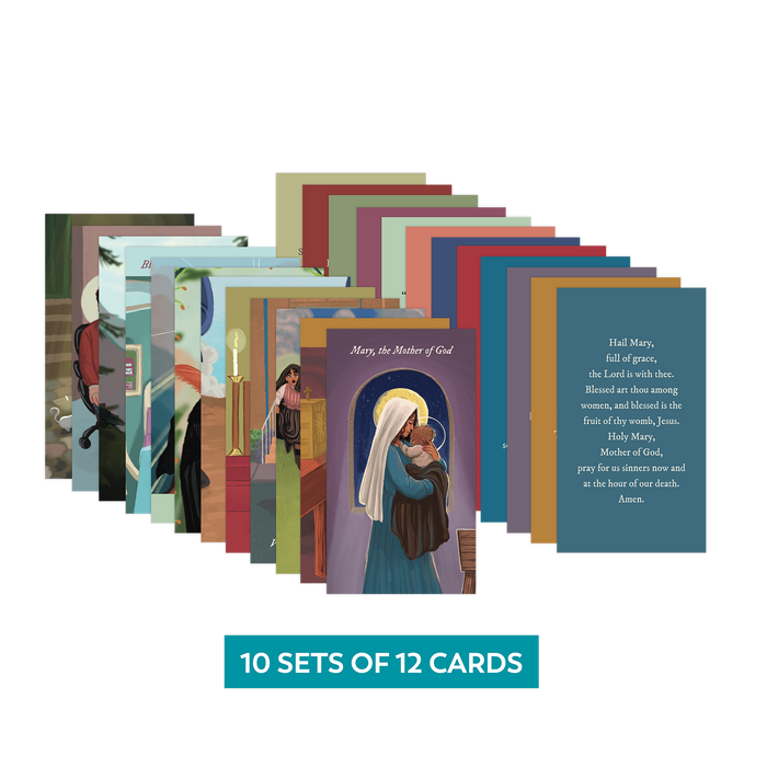 Received Saint Prayer Cards (10 Sets of 12 Cards)