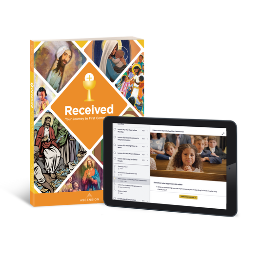 Received: Your Journey to First Communion Student Workbook (Includes Online Course Access)