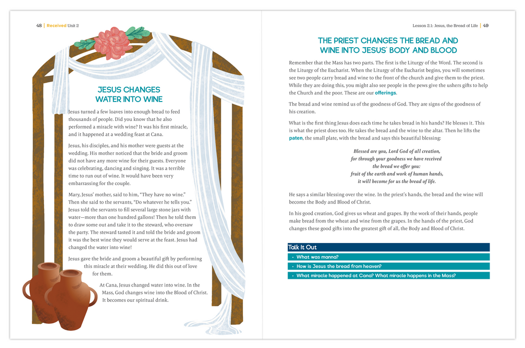 Received First Edition: Your Journey to First Communion Student Workbook with Online Access
