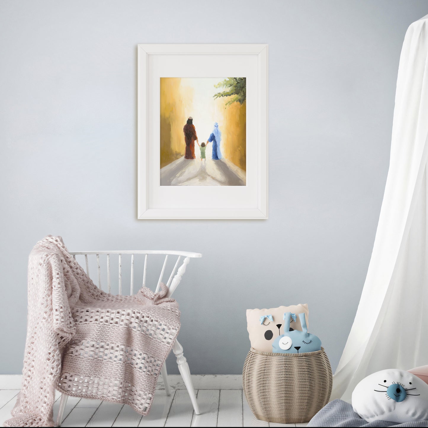 Rejoice! Art Prints: Holy Family Walk