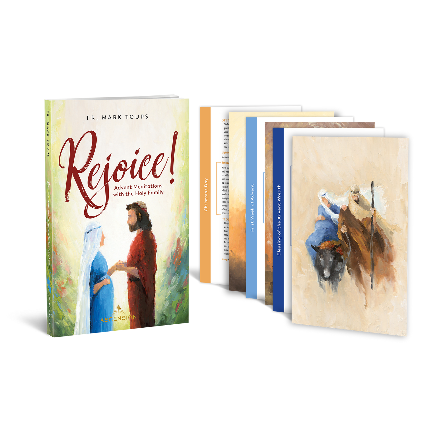 Rejoice! Advent Meditations with the Holy Family Journal and Advent Prayer Cards Bundle