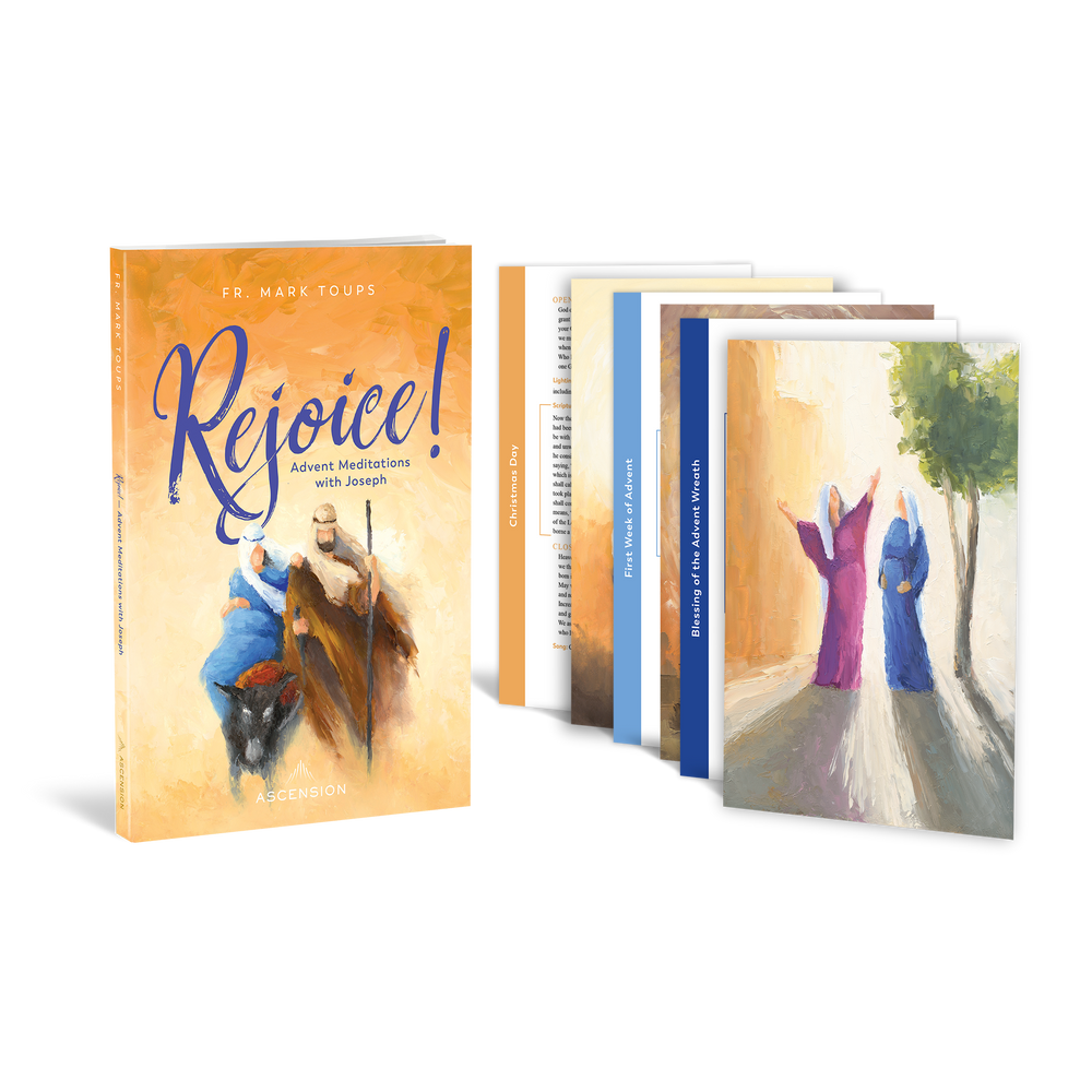 Rejoice! Advent Meditations with Joseph Journal and Advent Prayer Cards Bundle