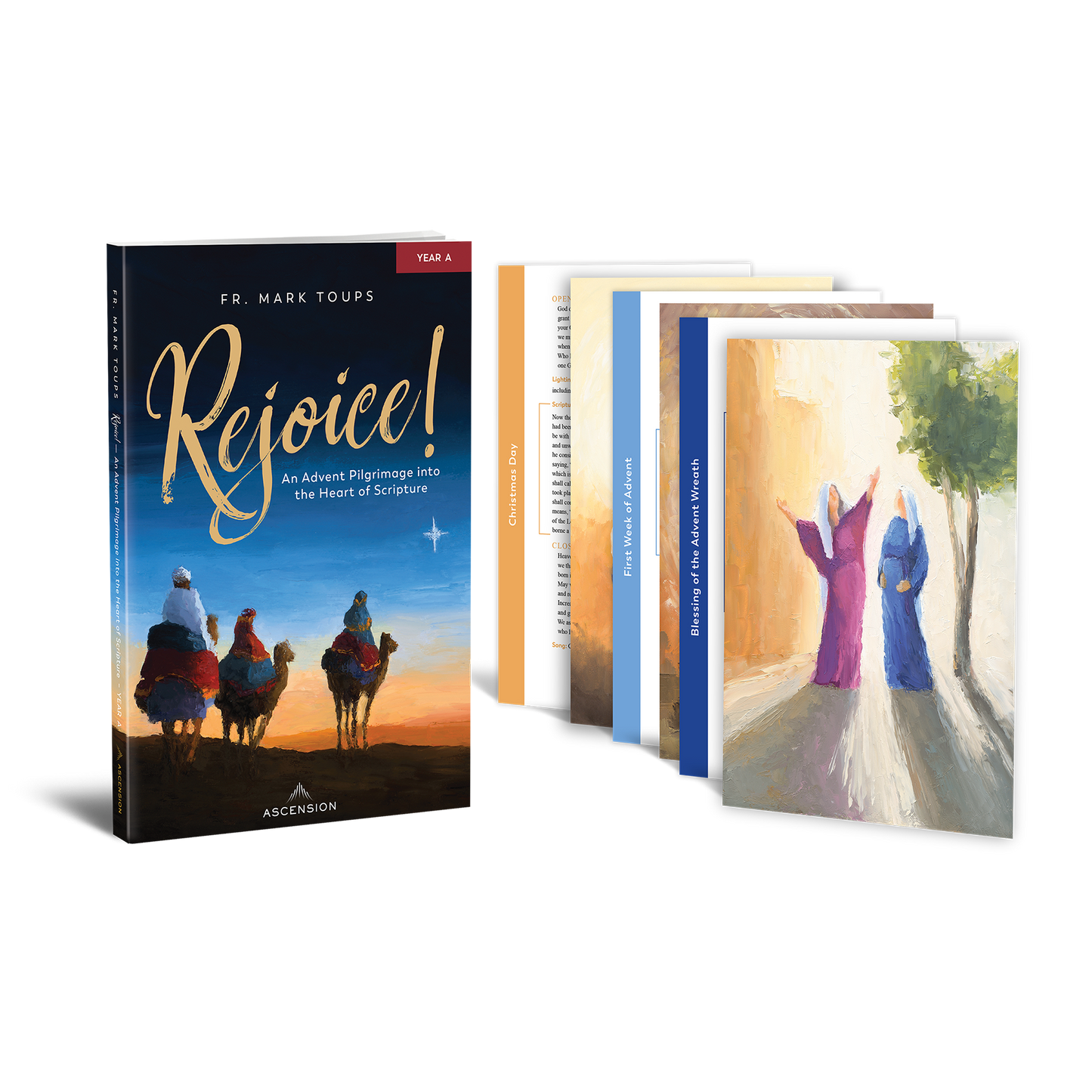 Rejoice! An Advent Pilgrimage into the Heart of Scripture: Year A, Journal and Advent Prayer Cards Bundle