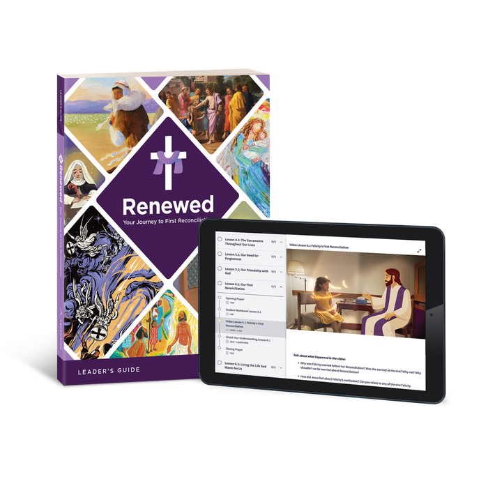 Renewed: Your Journey to First Reconciliation Leader's Guide (Includes Online Leader’s Access)