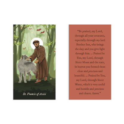 Renewed Saint Prayer Cards (10 Sets of 12 Cards)
