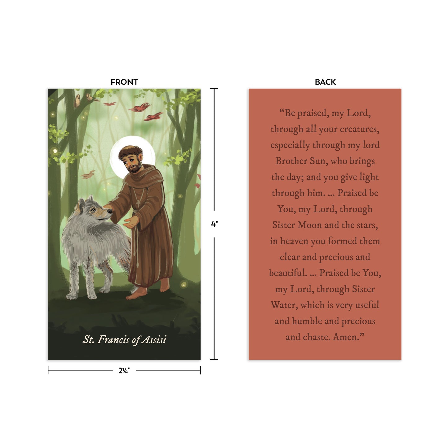 Renewed Saint Prayer Cards (10 Sets of 12 Cards)