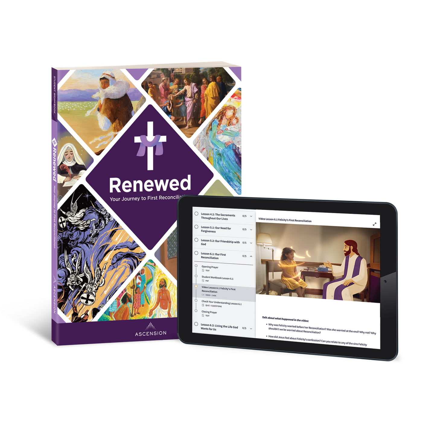 Renewed: Your Journey to First Reconciliation Student Workbook (Includes Online Course Access)