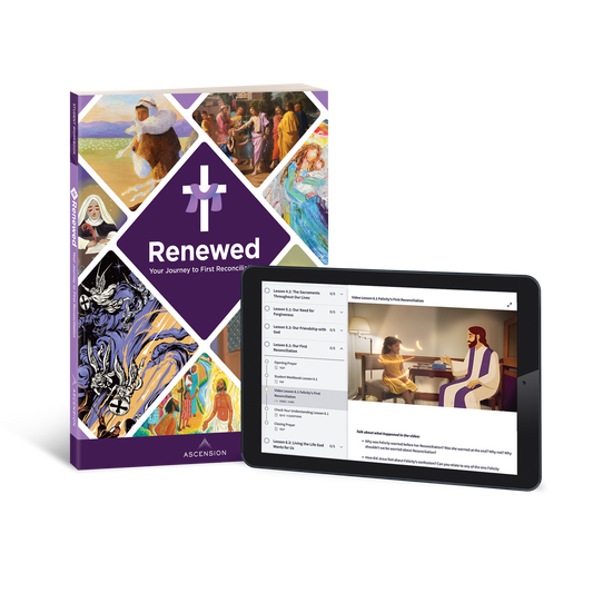 Renewed: Your Journey to First Reconciliation Student Workbook (Includes Online Course Access)