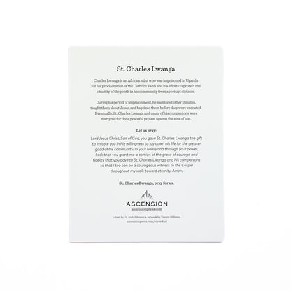 St. Charles Lwanga Prayer Cards (Pack of 10)