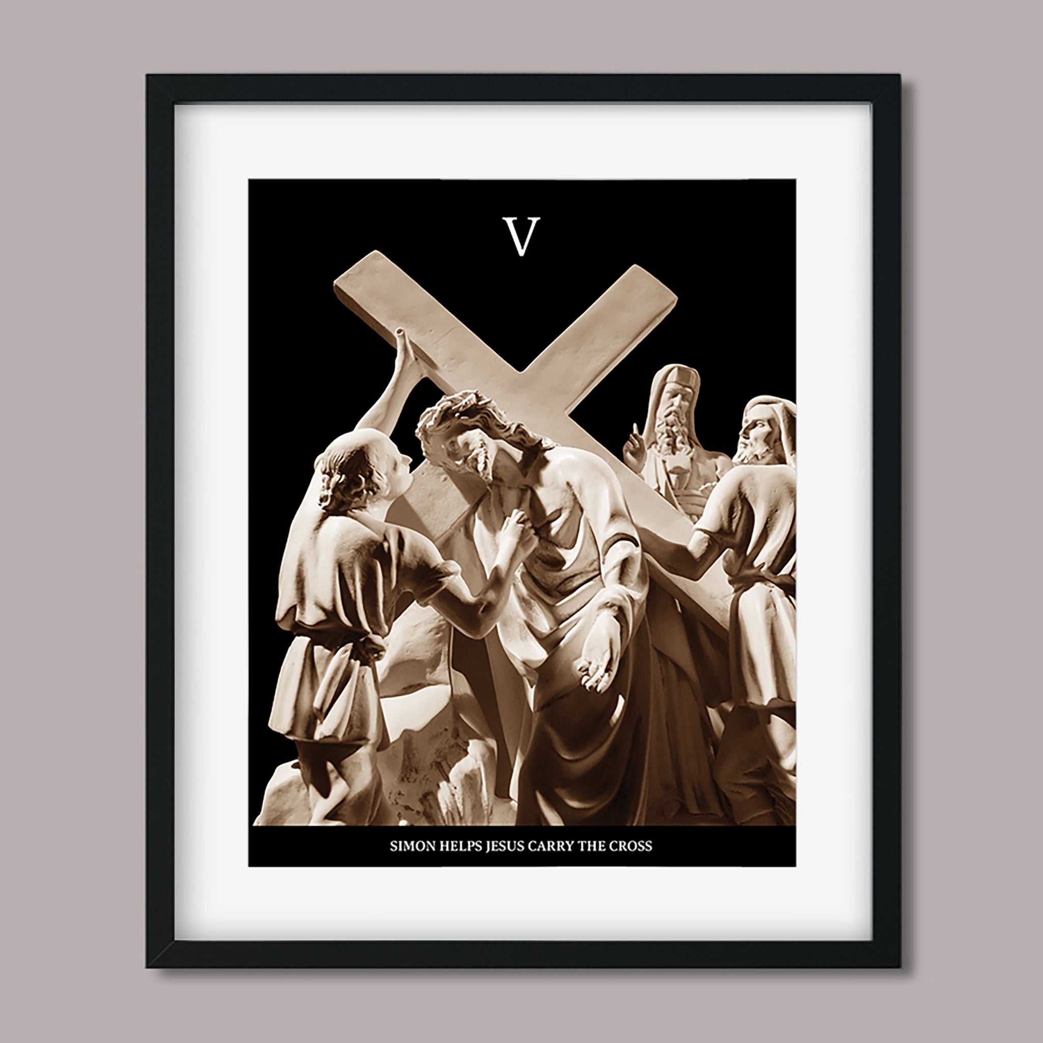 El Via Crucis, Juego de Láminas