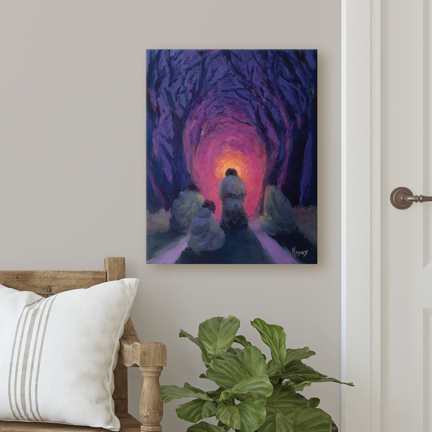 The Ascension Lenten Companion Fine Art Canvas Prints: Stay with Me