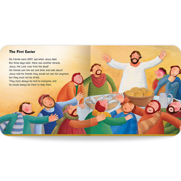 Image of the first Easter story in My First Catholic Bible Stories
