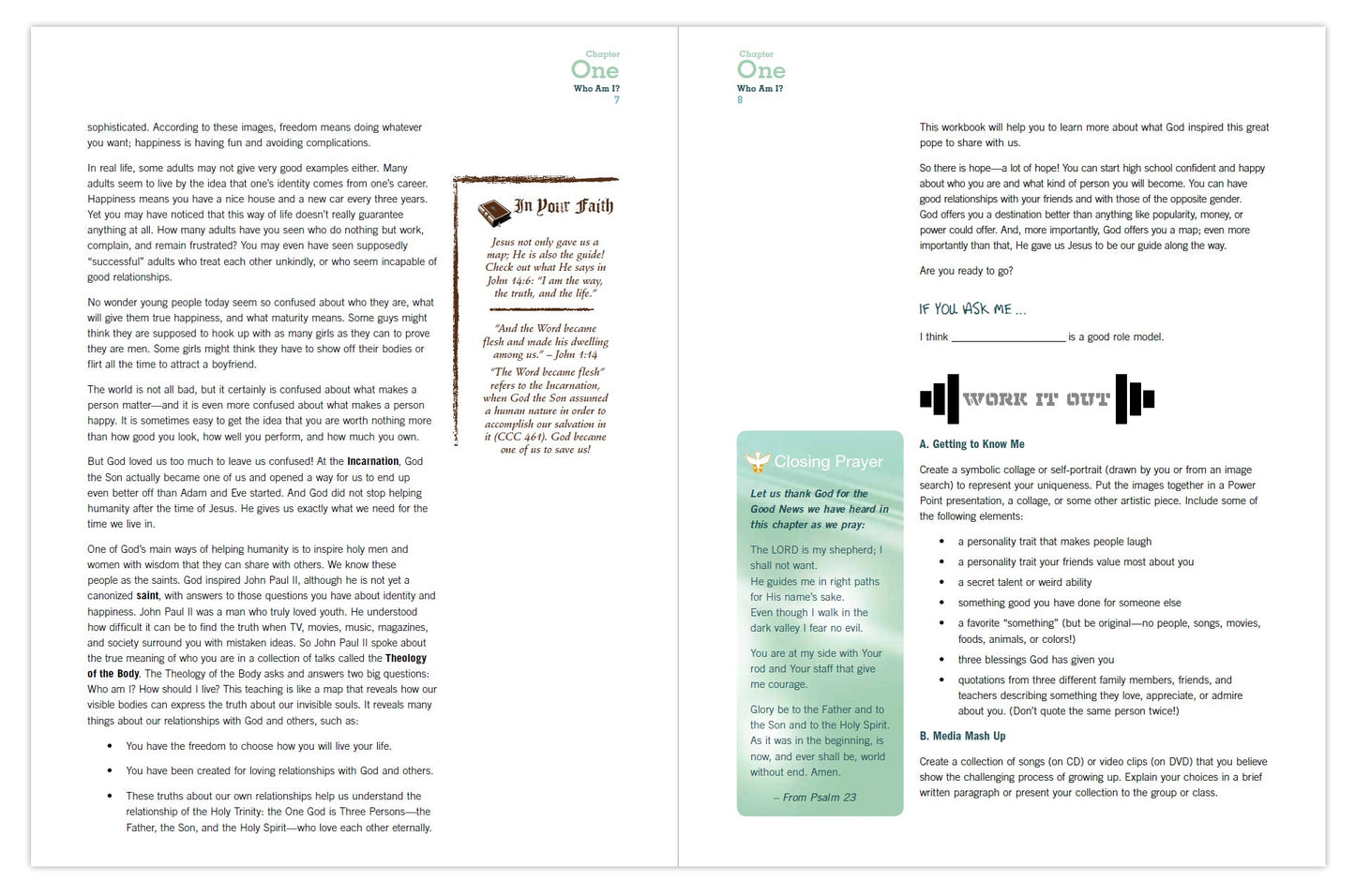 Theology of the Body for Teens: Middle School Edition Student Workbook