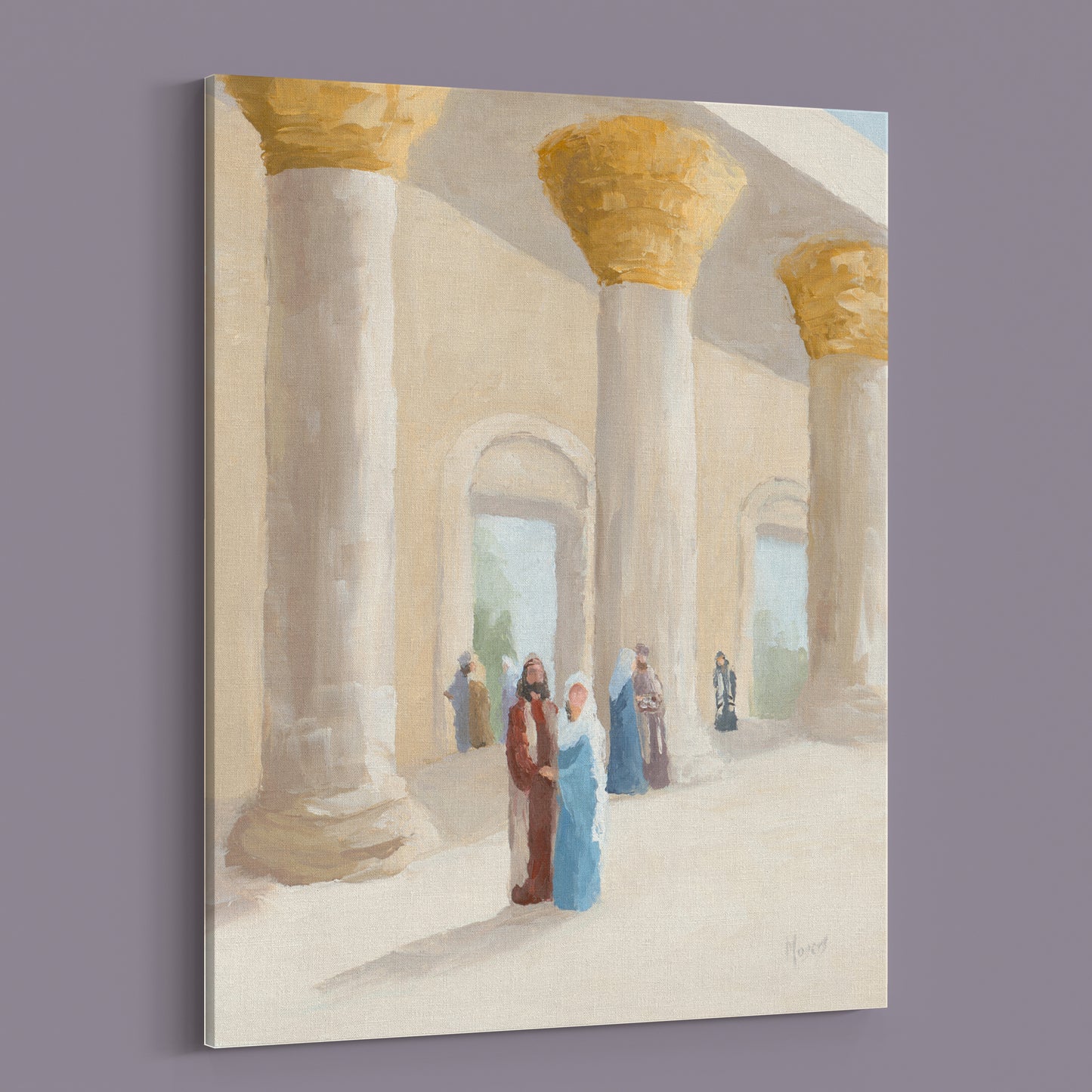 Rejoice! Fine Art Canvas Prints: The Temple