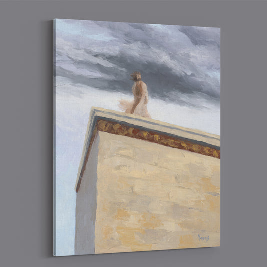 The Ascension Lenten Companion Fine Art Canvas Prints: Temptation at the Pinnacle