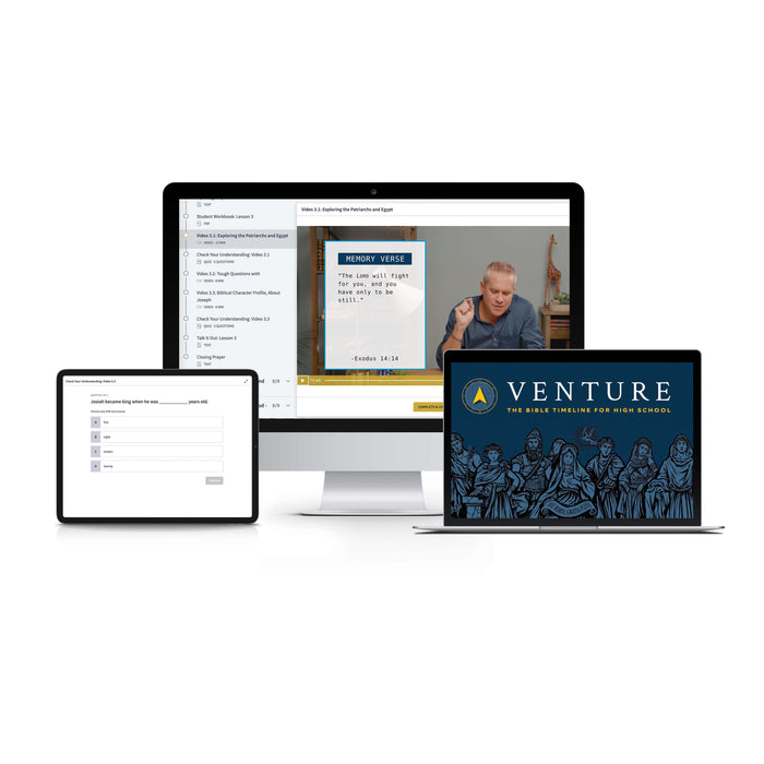 Venture The Bible Timeline for High School, Online Course Ascension