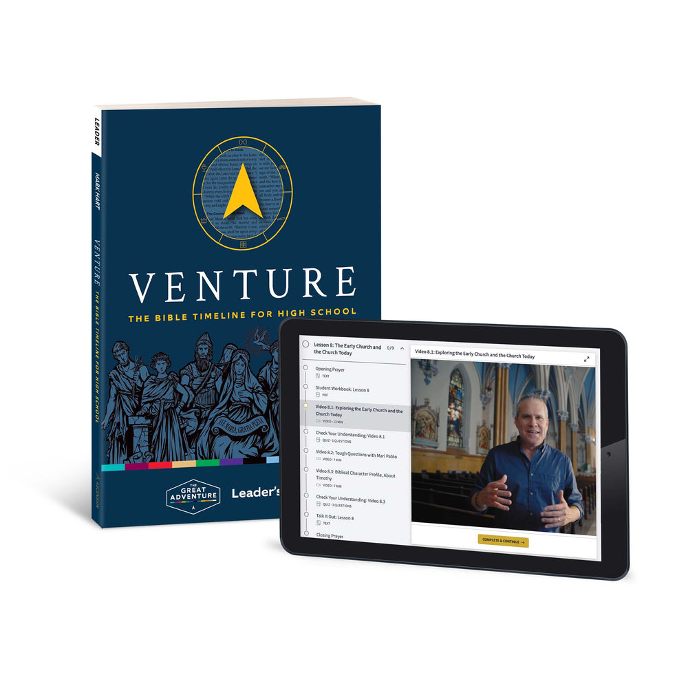 Venture: The Bible Timeline for High School, Leader's Guide with Digital Access