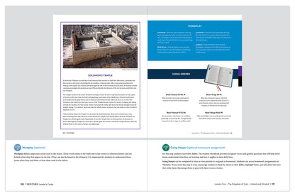 Venture: The Bible Timeline for High School, Leader's Guide with Digital Access