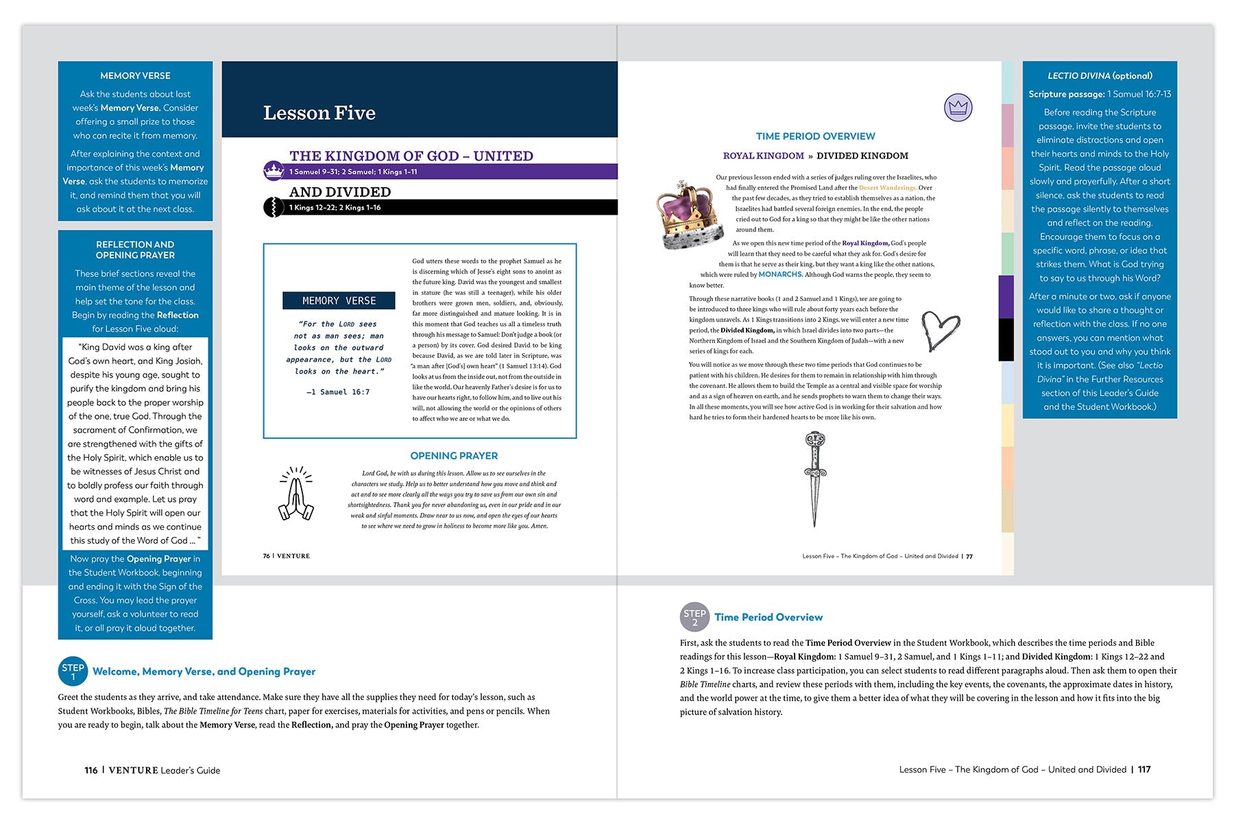 Venture: The Bible Timeline for High School, Leader's Guide with Digital Access