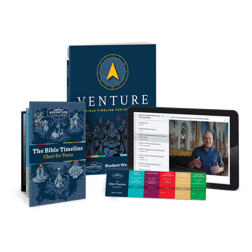 Venture: The Bible Timeline for High School, Student Pack with Online Access