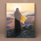 Láminas artísticas de Cuaresma de Ascension: Desierto