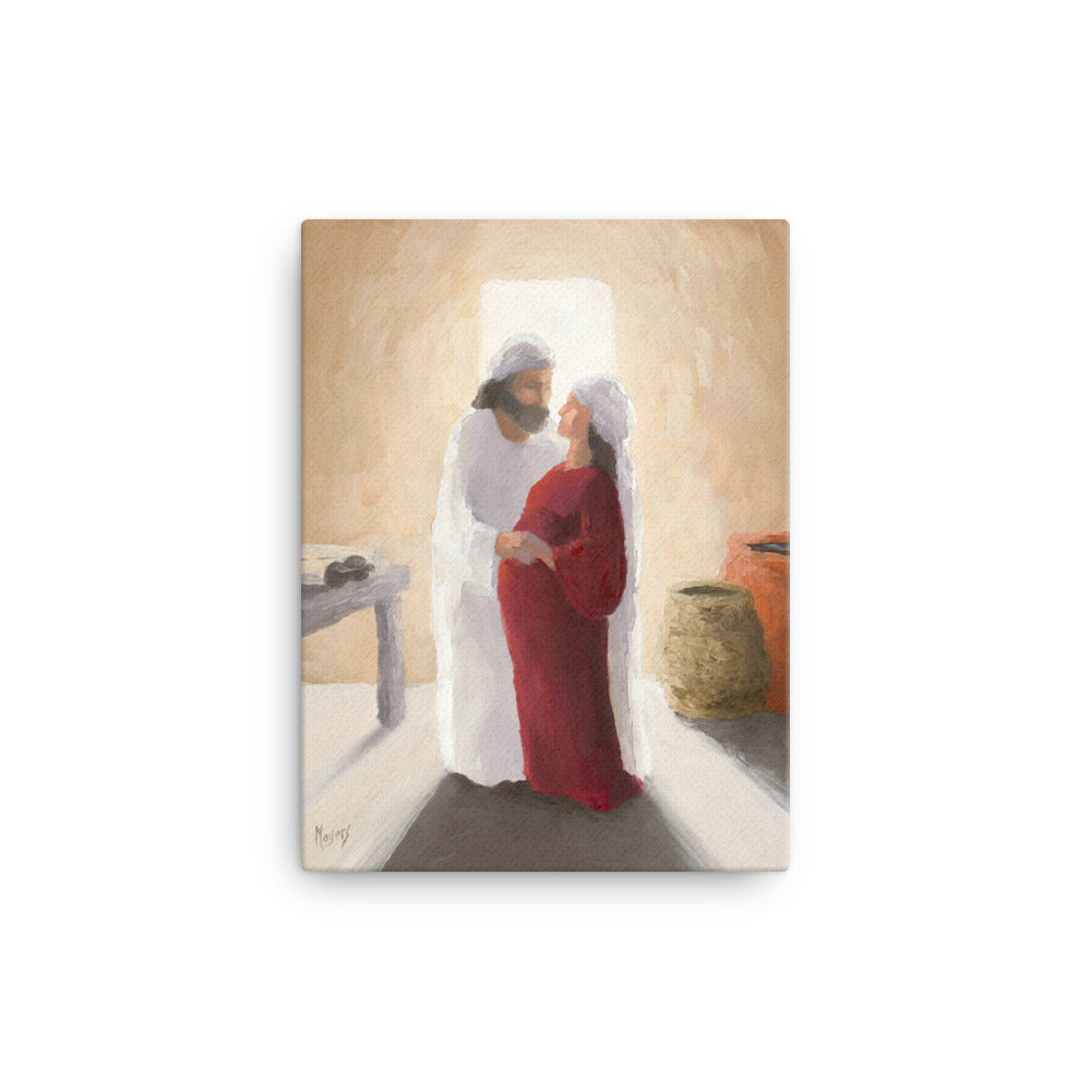 Rejoice! Fine Art Canvas Prints: Zechariah and Elizabeth