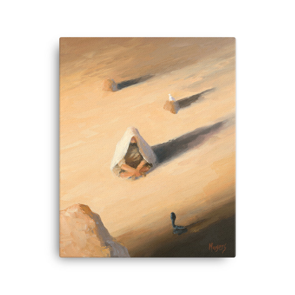 The Ascension Lenten Companion Fine Art Canvas Prints: He Was Tempted