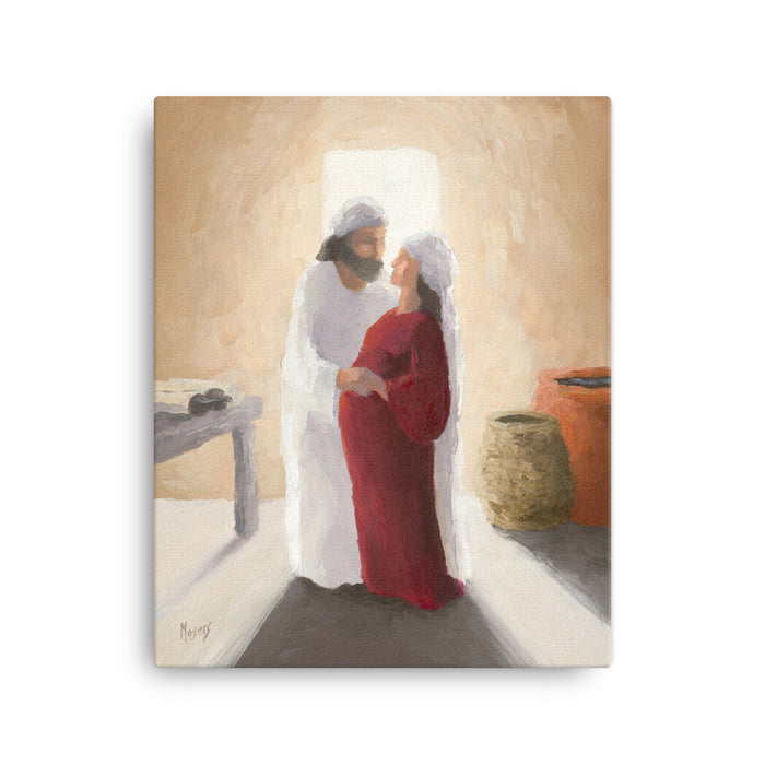 Rejoice! Fine Art Canvas Prints: Zechariah and Elizabeth
