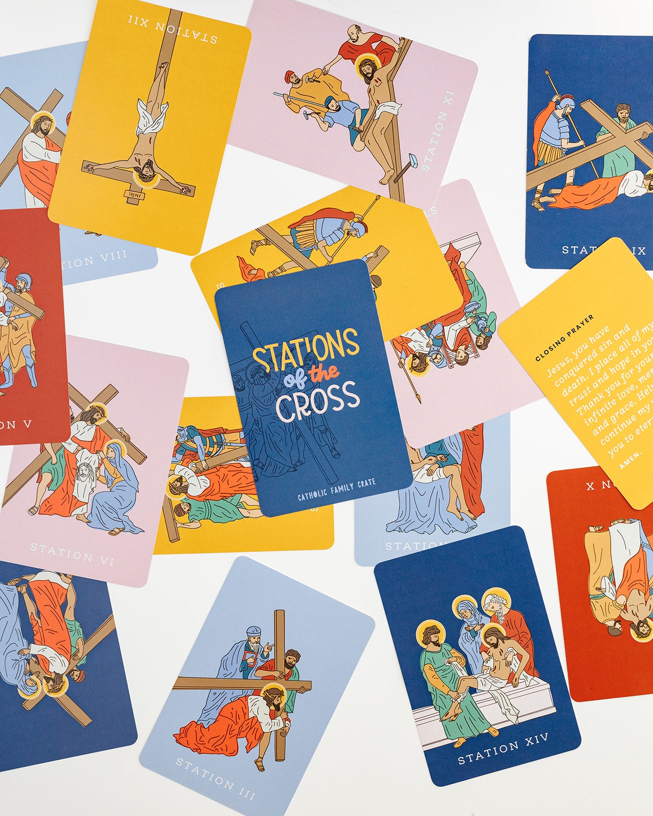 Tarjetas del Vía Crucis, de Catholic Family Crate