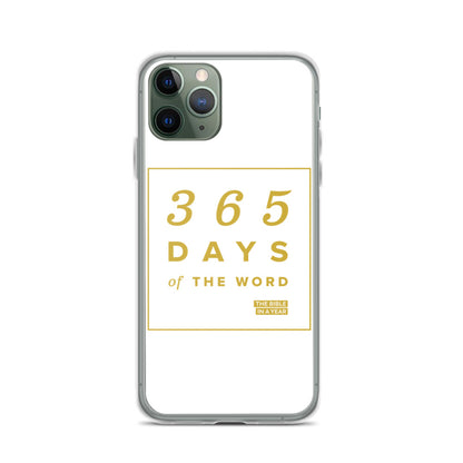 365 Days of the Word Bible in a Year iPhone Case - White