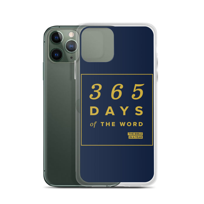 365 Days of the Word Bible in a Year iPhone Case – Navy