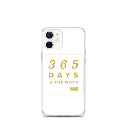 365 Days of the Word Bible in a Year iPhone Case - White