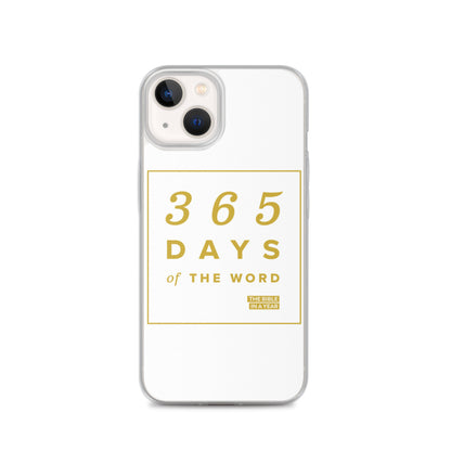365 Days of the Word Bible in a Year iPhone Case - White